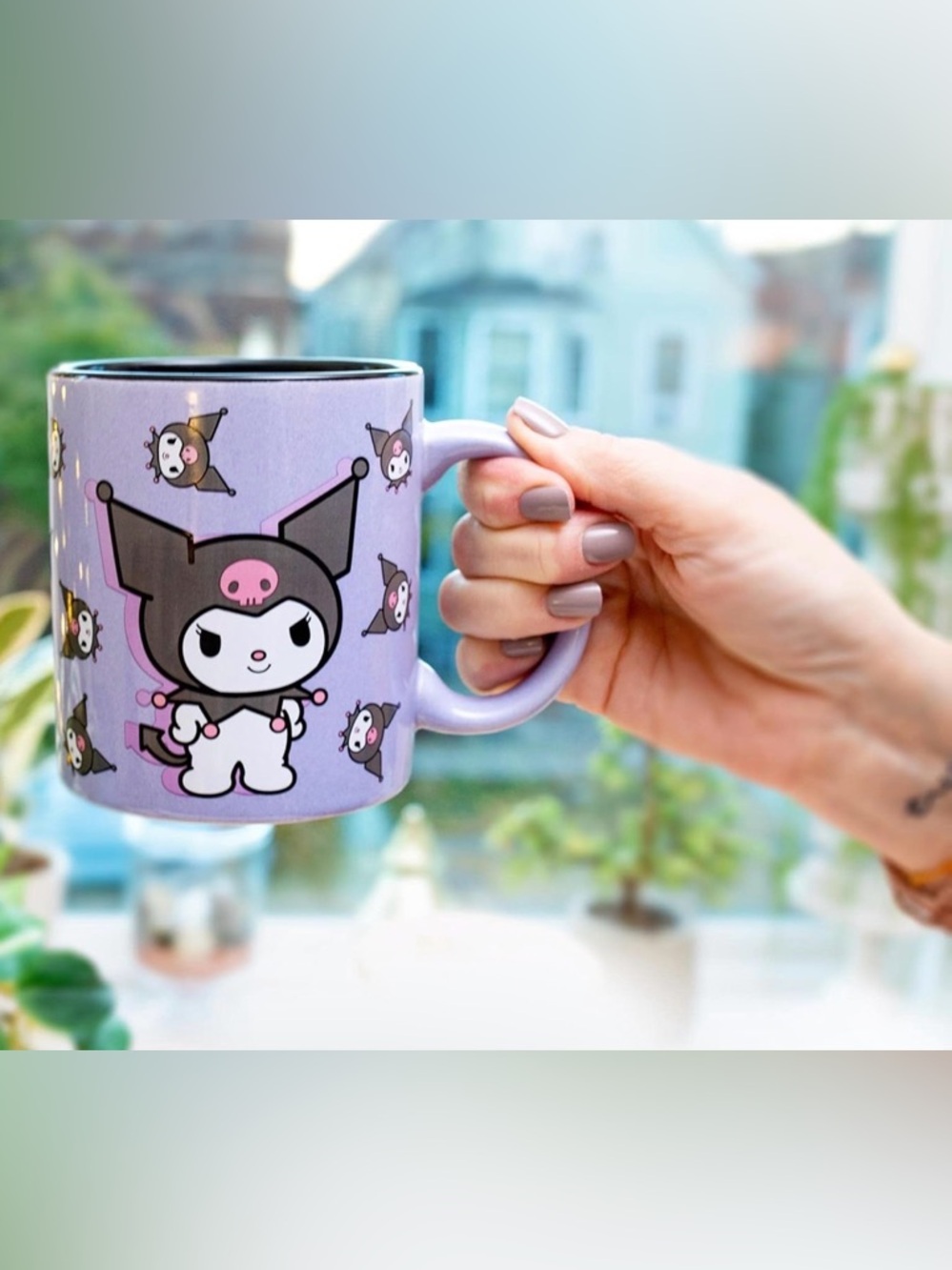 Sanrio Kuromi Purple Ceramic Mug - 20 Oz - Picture 3 of 4